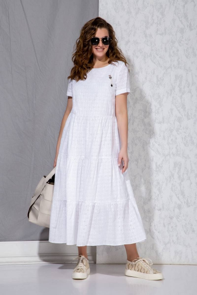 Платье Beautiful&Free 3077 белый - фото 2