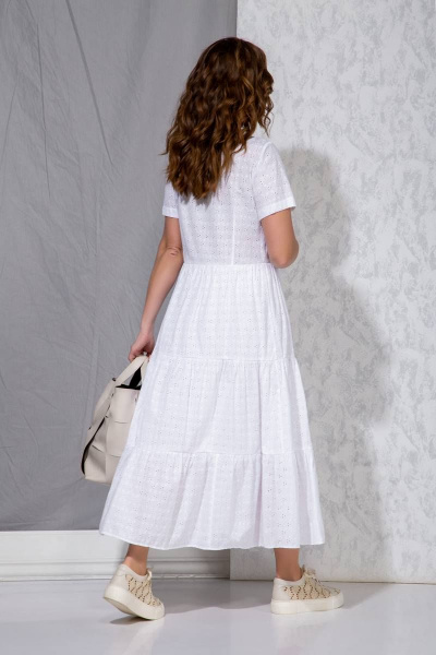 Платье Beautiful&Free 3077 белый - фото 4