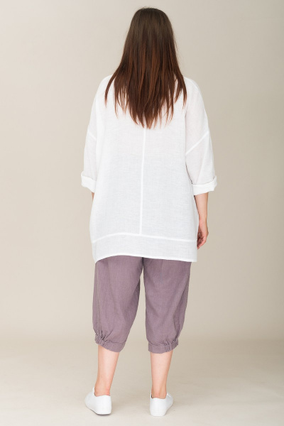 Рубашка Ружана 374-1 белый - фото 6