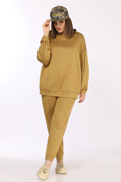 Брюки, джемпер, жилет Lady Secret 2785 желтый+горчица - фото 3