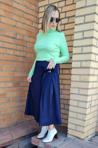 Юбка-брюки из костюмной ткани с завязками на поясе Shymoda 308-22 - фото 1