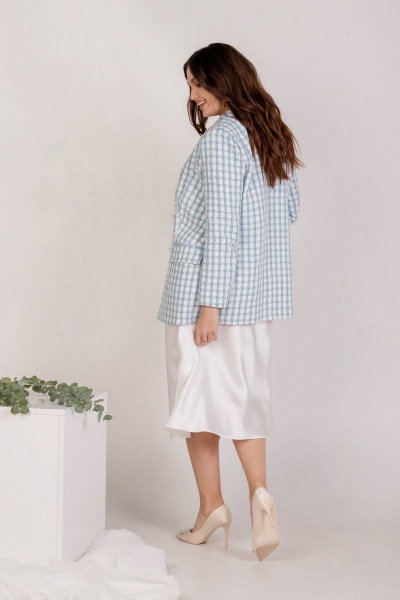 Жакет Mislana 767 голубой - фото 3