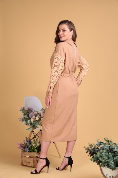 Платье SandyNa 130116 охра - фото 5