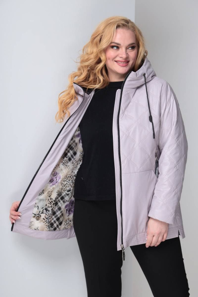 Куртка Shetti 2064 пудра - фото 4