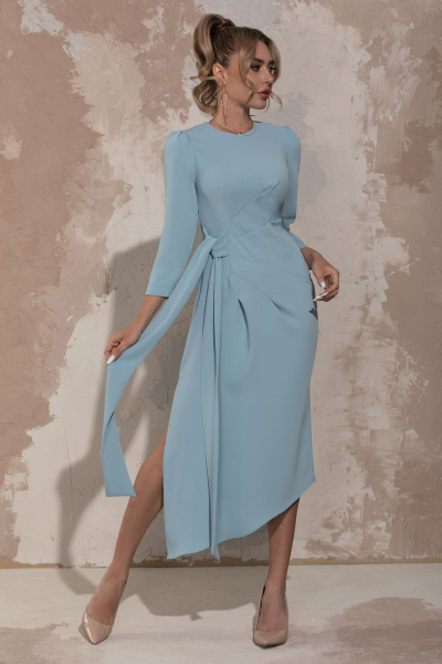 Платье Golden Valley 4808 голубой - фото 1