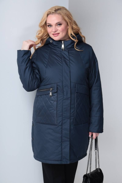 Пальто Shetti 2065 синий - фото 2