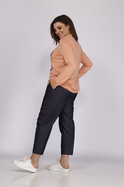 Джемпер из вискозы с декоративной печатью для повседневности Anna Majewska А340 - фото 5