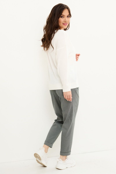 Блуза, брюки, жилет Магия моды 2047 зеленый - фото 5