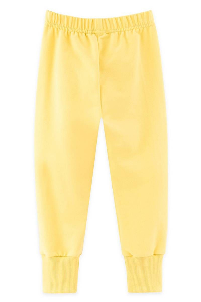 Демисезонные брюки-джоггеры из мягкого футера Bell Bimbo 220003 св.желтый - фото 4