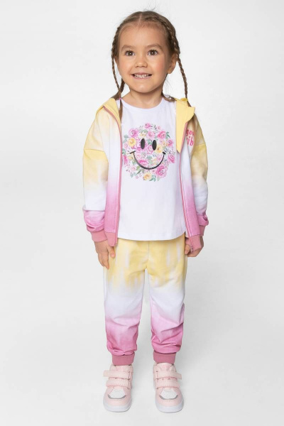 Стильные брюки-джоггеры тай-дай из трикотажа Bell Bimbo 220004 мультиколор - фото 1