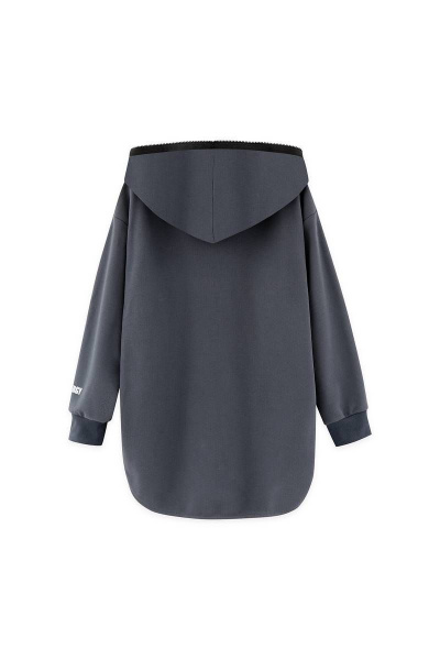 OVERSIZE удлиненная толстовка из трикотажа для мальчика Bell Bimbo 220159 графит - фото 4