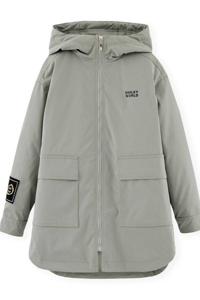 Стильная демисезонная парка из текстиля с утеплителем Bell Bimbo 221109 св.олива - фото 4