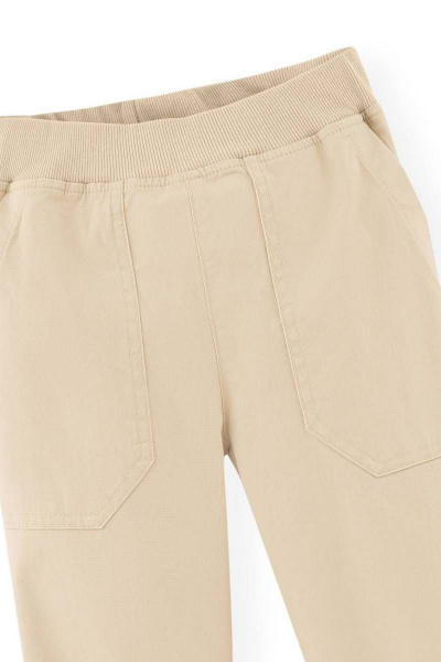 Брюки-джоггеры из твила с манжетами и регулировкой Bell Bimbo 221162 св.бежевый - фото 2