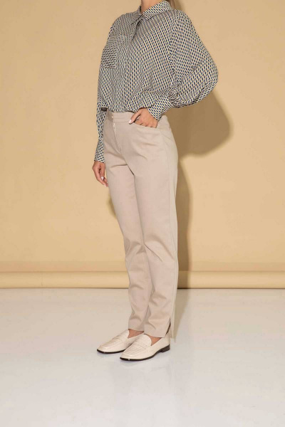 Брюки из текстиля и хлопка для элегантного образа Femme & Devur 9854 1.29D(170) - фото 4