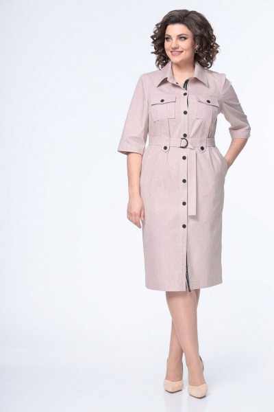 Платье Bonna Image 699 бежевый - фото 2