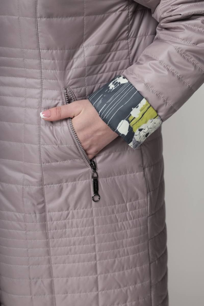 Полупальто Shetti 2053-1 пудра - фото 5