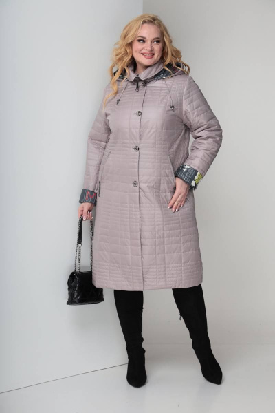 Полупальто Shetti 2053-1 пудра - фото 1