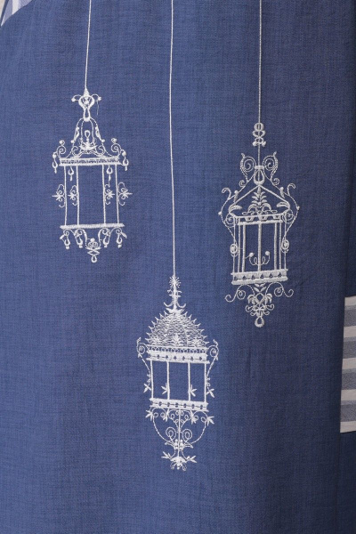 Платье Aira Style 906 синий - фото 3