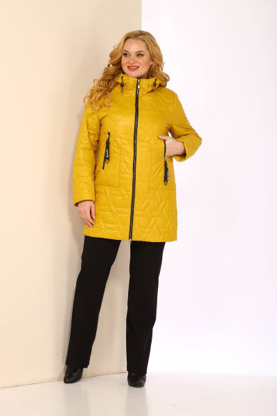 Куртка Shetti 2067 горчица - фото 3
