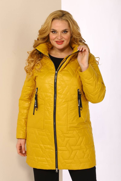 Куртка Shetti 2067 горчица - фото 2