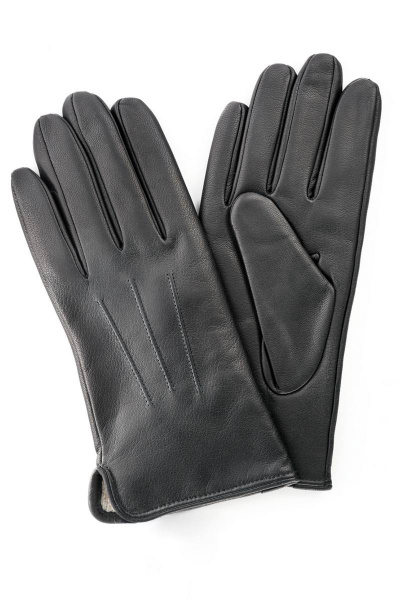 Перчатки на каждый день из кожи и шерсти ACCENT 833 черный - фото 1