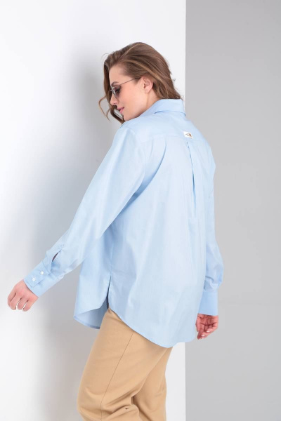 Рубашка Bliss 8205 голубой - фото 4
