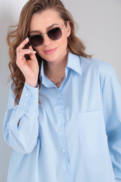Рубашка Bliss 8205 голубой - фото 3