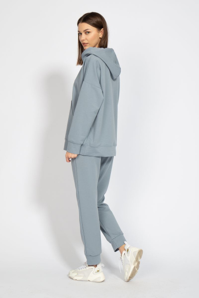 Костюм оверсайз с брюками и худи из френч терри Kivviwear 40154040.21 - фото 11
