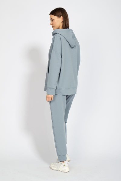 Костюм оверсайз с брюками и худи из френч терри Kivviwear 40154040.21 - фото 9