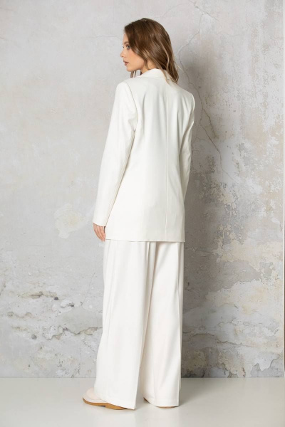 Брюки, жакет Rivoli 8015+5107 молоко - фото 4