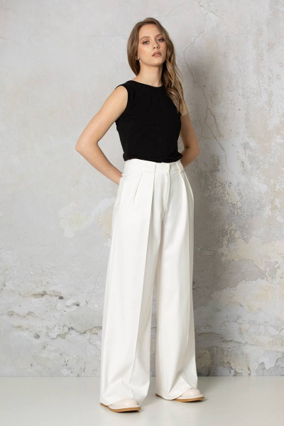 Брюки, жакет Rivoli 8015+5107 молоко - фото 3