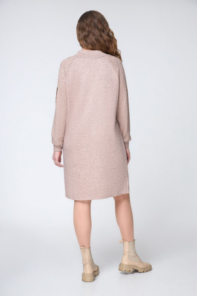 Платье DaLi 8019н беж - фото 4