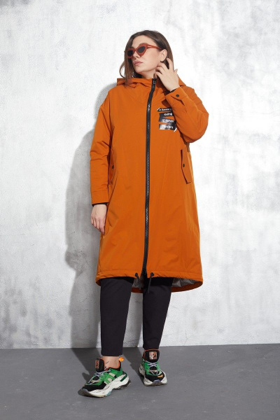 Плащ Runella 1466 морковный - фото 1