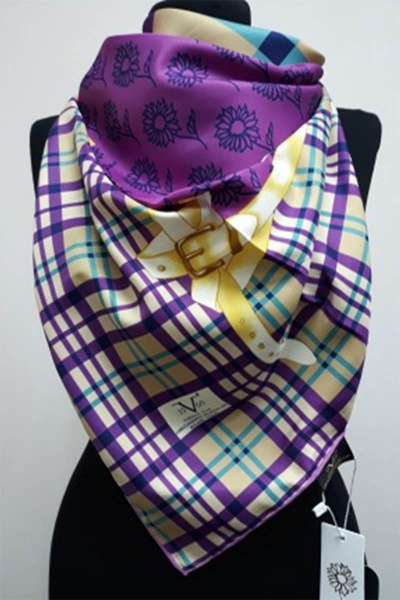 Шаль Versace, 90x90, текстиль, на каждый день TrendCorner 3-12-11-162 1074 - фото 1