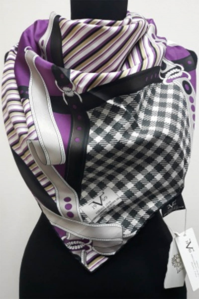 Шаль Versace 1969, 90x90, полиэстер, на каждый день TrendCorner 3-12-11-163 962 - фото 1