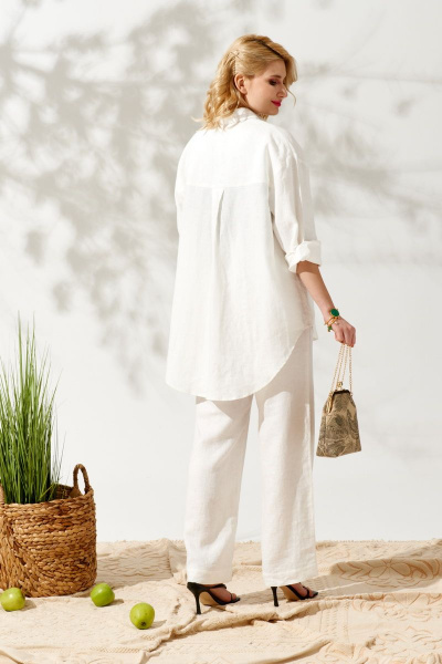 Брюки, рубашка KOKOdea 212120-1 белый - фото 8