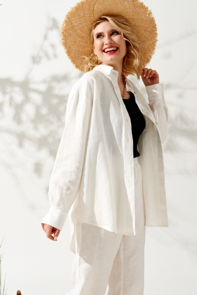 Брюки, рубашка KOKOdea 212120-1 белый - фото 6