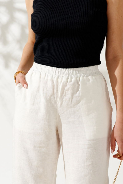 Брюки, рубашка KOKOdea 212120-1 белый - фото 4