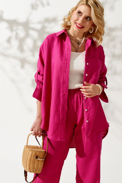 Блуза KOKOdea 212140 фуксия - фото 2