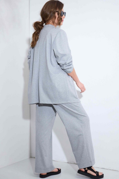 Брюки, кардиган SOVA 11177 серый - фото 5