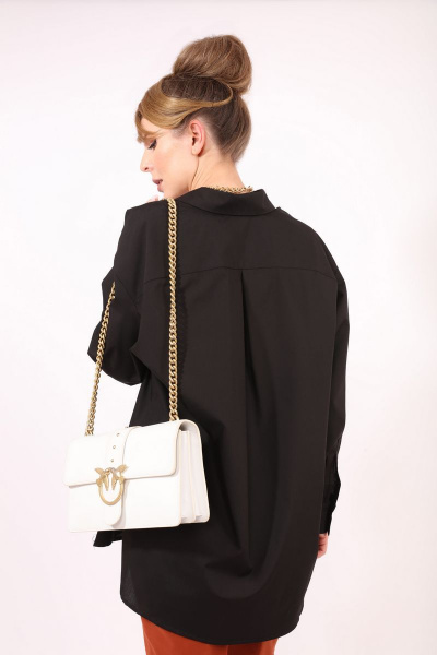 Блуза приталенный объем с кокеткой и разрезом рукава LM ВИ1604 - фото 4