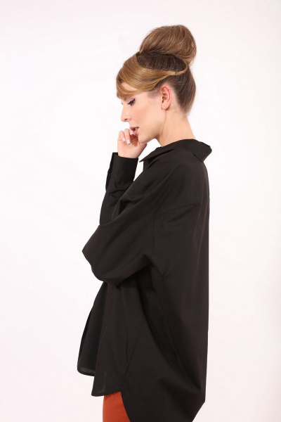 Блуза приталенный объем с кокеткой и разрезом рукава LM ВИ1604 - фото 3