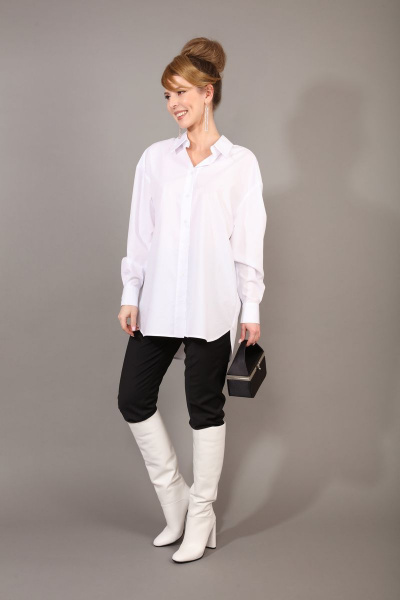 Блуза LM ВИ1605 белый - фото 6