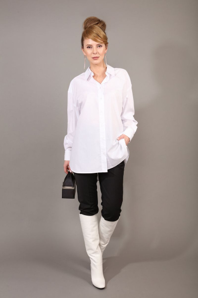 Блуза LM ВИ1605 белый - фото 5