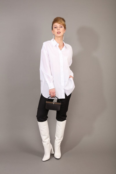 Блуза LM ВИ1605 белый - фото 4