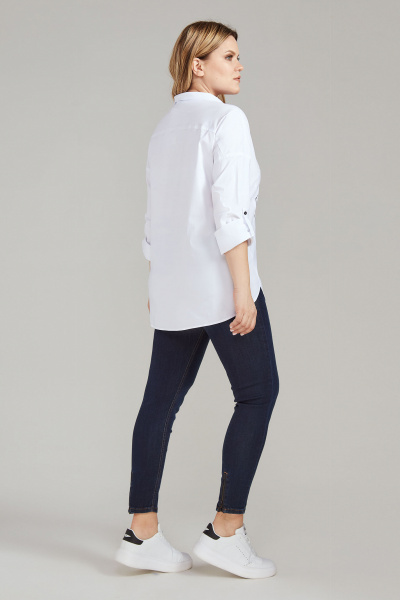 Блуза Панда 40940z. белый - фото 2
