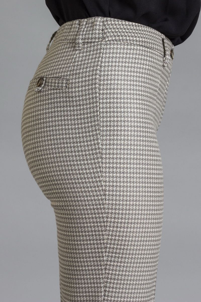 Брюки Mirolia 1017 гусиная-лапка - фото 4