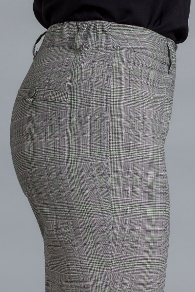 Брюки Mirolia 1017 серая-клетка - фото 3