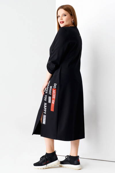 Платье Панда 14680w черный - фото 6