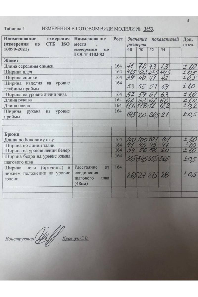 Брюки, жакет Olegran 3853 принт+зелень - фото 6